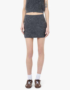 Bec And Bridge: Noe Mini Skirt - Charcoal
