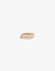 By Charlotte: Crystal Dust Bold Ring - 18K Gold Vermeil