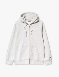 Hooded Chase Jacket - Ash Heather/Gold