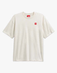 Mens: Mens Red Box S/S Tee - White Dune