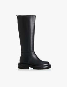 Silvie Boot - Black Leather