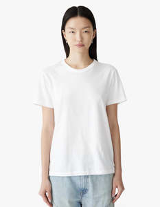 Bassike: Classic Heritage T-Shirt - White