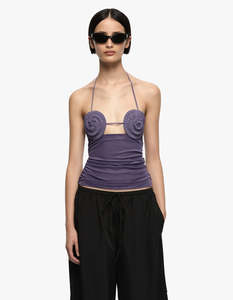 Bec And Bridge: Delila Spiral Top - Amethyst