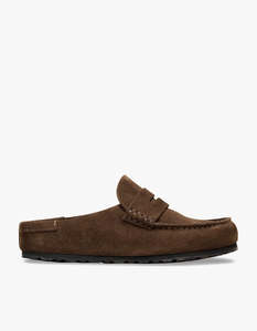 Birkenstock: Mens Naples Wrapped Suede - Carafe