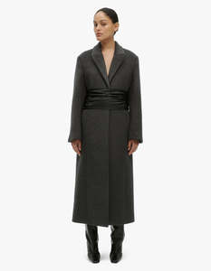 Ember Coat - Charcoal/Black