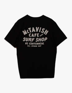 Surf Shop Cafe Tee - Black
