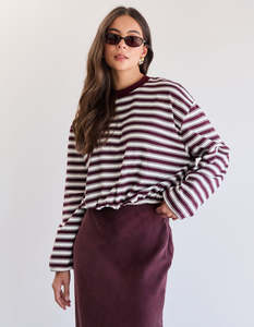 New Arrivals: Cloud Stripe Crew - Stripe