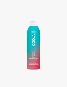 Coola: Clear Sunscreen Spray Spf50 Guava Mango