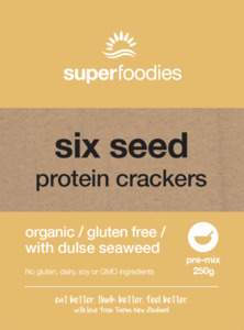 Six Seed Protein Cracker Pre-Mix - superfoodies.co.nz
