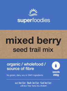 Products: Organic Mixed Berry Seed Trail Mix - superfoodies.co.nz