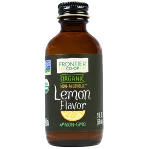 Lemon Flavour, Organic, Non Alcoholic, 59 ml, Frontier Natural - SuperFoodsNZ