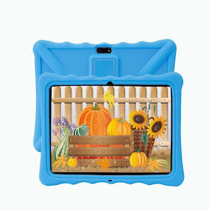 Veidoo 10.1" Inch Tablet with 32GB Storage and Protective Silicon Case - Blue