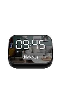 Bluetooth Speaker Superhub Co Nz: Lenovo ThinkPlus TS13 Multi-functional Wireless Bluetooth Speaker with Alarm Clock - Black