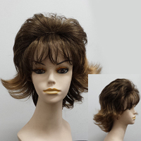 Products: Synthetic Wavy Bang Short Wigs S&F019