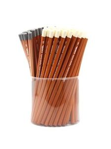Pencils: Camel Pencil HB with Eraser - Grey