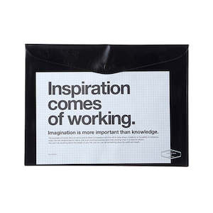 Organisation: Delfonics Vinyl Brief Case A4 - Black