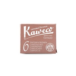 Kaweco Fountain Pen Ink Cartridges - Caramel Brown (6-Pack)