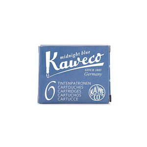 Kaweco Fountain Pen Ink Cartridges - Midnight Blue (6-Pack)