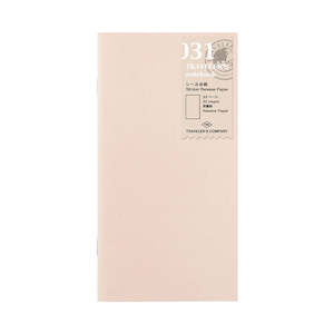 Refills: TRAVELLER'S Notebook Refill (031) Sticker Release Paper