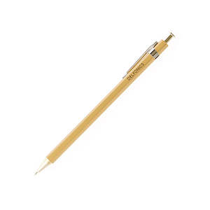 Delfonics Wooden Ballpoint Pen - Gold