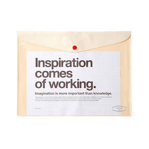 Delfonics: Delfonics Vinyl Brief Case A4 - Cream