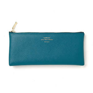 Delfonics: Delfonics Quitterie Flat Pencil Case - Turquoise