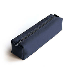 Delfonics Marek Canvas Box Pencil Case - Dark Blue