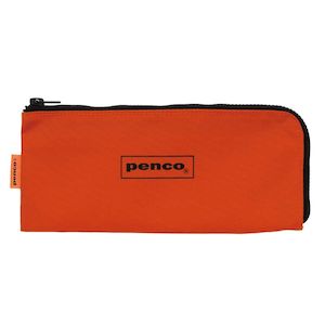 Pencil Cases: Penco Flat Pen/Pencil Case - Orange