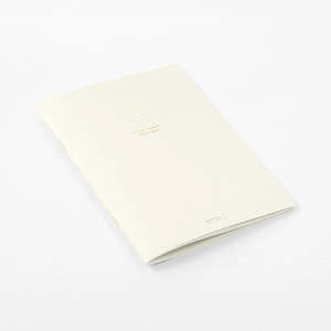 Super Kiosk: Free Gift: Midori Colour Dot Grid A5 Notebook - White