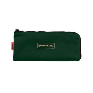 Penco Flat Pen/Pencil Case - Dark Green