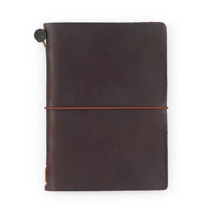TRAVELER'S Notebook Starter Kit (Passport Size) - Brown
