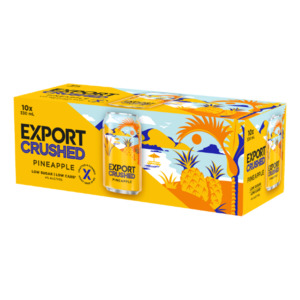 Export Crushed Pineapple Cans 10x330ml - Flavoured Beer Super Liquor