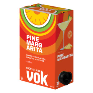 Vok Cocktails Pineapple Margarita 5% Cask 2 Litre - Tequila RTD Super Liquor