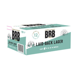 Craft Beer: Boundary Road Brewery Laid-Back Lager Cans 12x330ml - Craft Beer Super Liquor