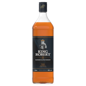 King Robert II Treble Cask Aged 1 Litre - Blended Whisky Super Liquor