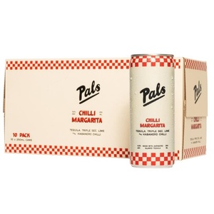 Pals Chilli Margarita Tequila, Triple Sec & Lime 5.8% Cans 10x250ml - Tequil&hellip;