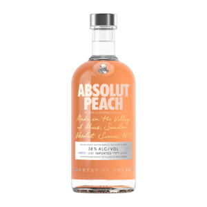 Vodka: Absolut Peach 700ml - Flavoured Vodka Super Liquor