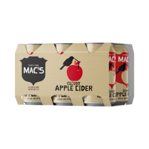 Mac's Cloudy Apple Cider Cans 6x330ml - Cider Super Liquor