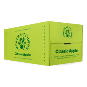 Moa Brewing Co Cider Classic Apple Cans 6x330ml - Cider Super Liquor