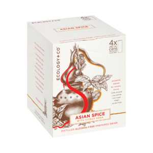 Ecology & Co. Asian Spice with Citrus Soda Cans 4x250ml - Non Alcoholic RTD Super Liquor