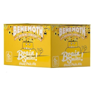 Craft Beer: Behemoth Brain Smiles Hazy Pale Ale Cans 6x330ml - Craft Beer Super Liquor