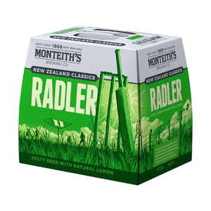 Flavoured Beer: Monteith's New Zealand Classics Radler Bottles 12x330ml - Flavoured Beer Super Liquor