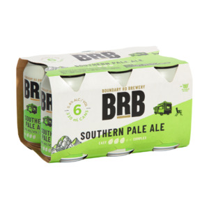 Boundary Road Brewery Southern Pale Ale Cans 6x330ml - Craft Beer Super Liquor