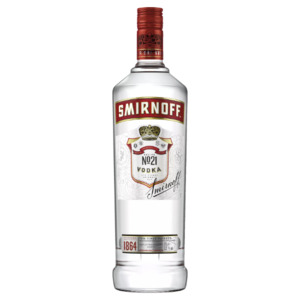 Smirnoff Red No.21 Vodka 1 Litre - Vodka Super Liquor