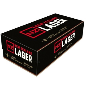 NZ Lager 4.8% Cans 18x330ml - Value Beer Super Liquor