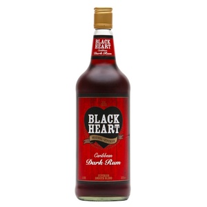 Black Heart Dark Rum 1 Litre - Dark Rum Super Liquor