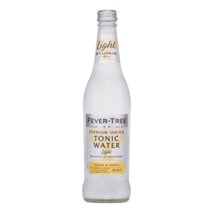 Mixers: Fever-Tree Light Premium Indian Tonic Water Bottle 500ml - Mixers Super Liquor