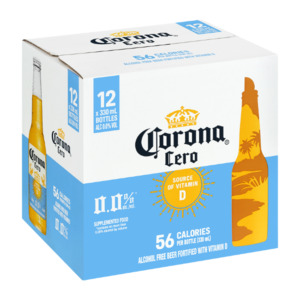 Corona Cero 0.0% Bottles 12x330ml - International Beer Super Liquor