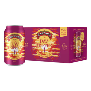 Craft Beer: Emerson's Day Tripper Low Carb Hazy IPA Cans 6x330ml - Craft Beer Super Liquor