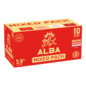 Products: Alba Mixed Pack 5.9% Cans 10x250ml - Tequila RTD Super Liquor